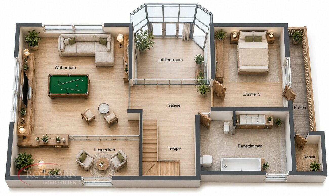 7.5 Zimmer-Einfamilienhaus mit Lagerhalle