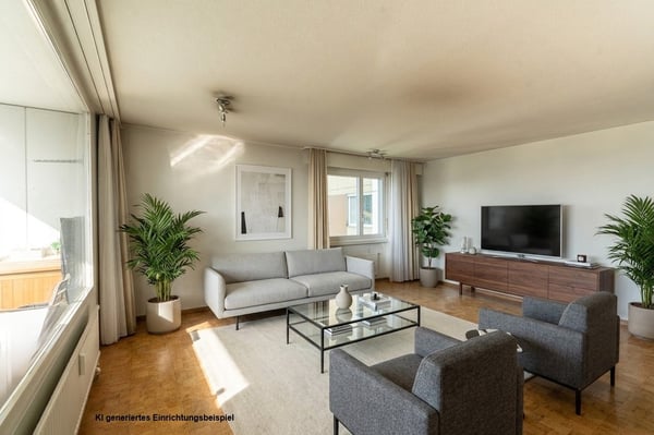 Zentrale 3.5-Zimmer-Wohnung mit Weitsicht
