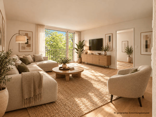 4.5-Zimmer-Erdgeschosswohnung mit Garten – hochwertig wohnen im Eigentumsstandard 4