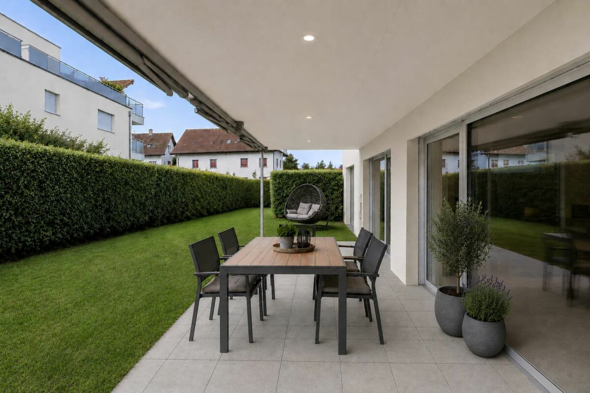 Wohnen wie in einem Einfamilienhaus - Schöne 5.5-Zimmer Maisonette Wohnung mit Gartensitzplatz und Balkon in Fahrwangen am Hallwilersee