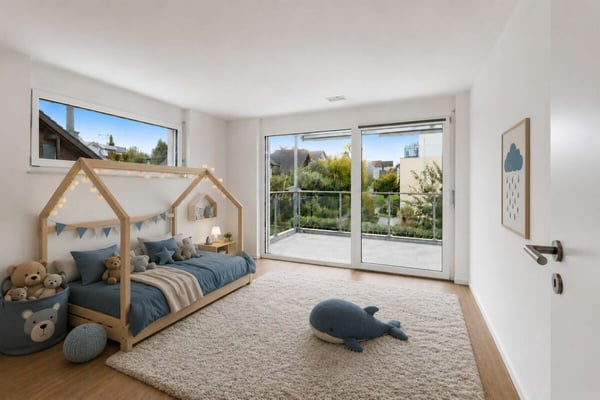 Wohnen wie in einem Einfamilienhaus - Schöne 5.5-Zimmer Maisonette Wohnung mit Gartensitzplatz und Balkon in Fahrwangen am Hallwilersee 12