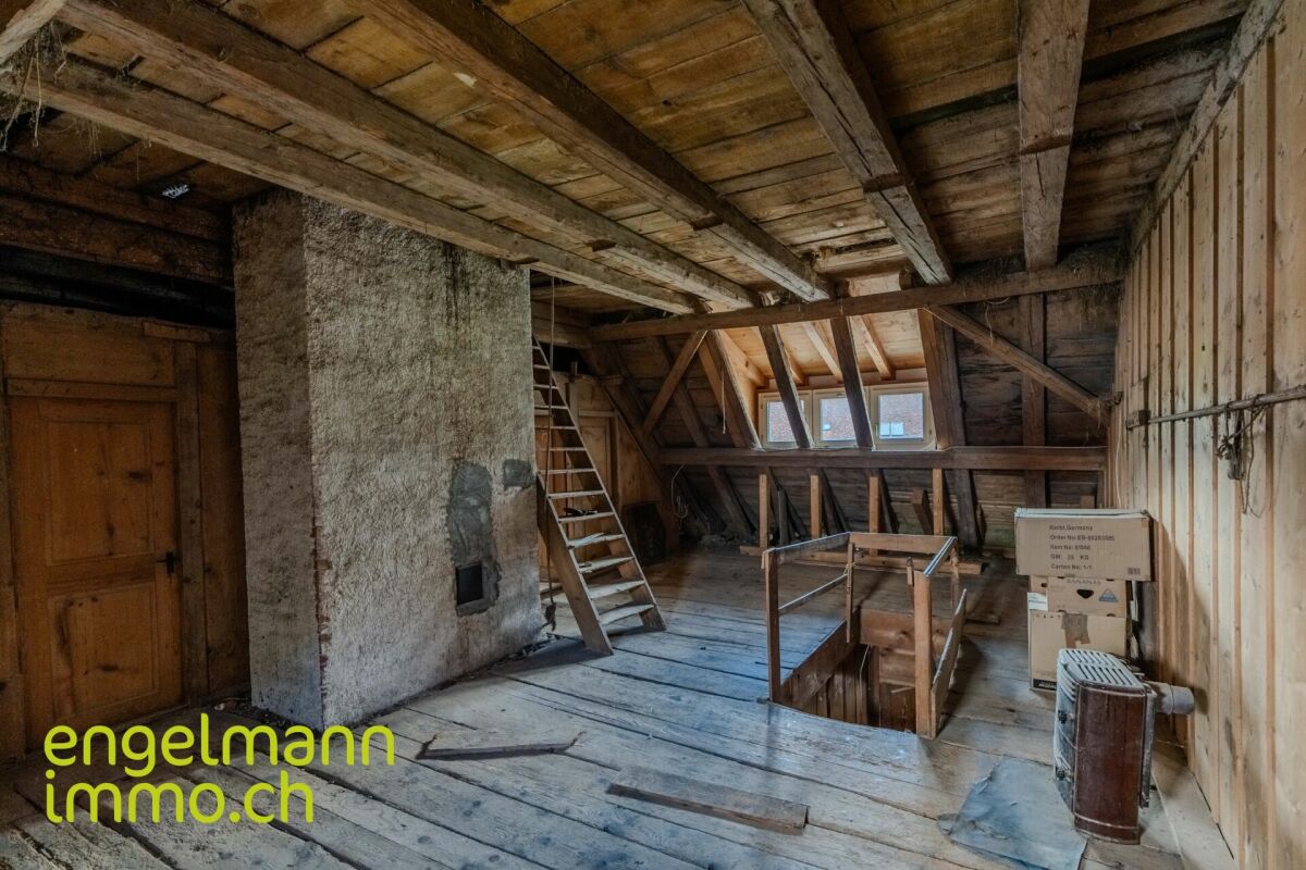 Ancienne ferme de 2 appartements et nombreux espaces annexes / Ehemaliges Bauernhaus mit 2 Wohnungen und diverse Nebenräume