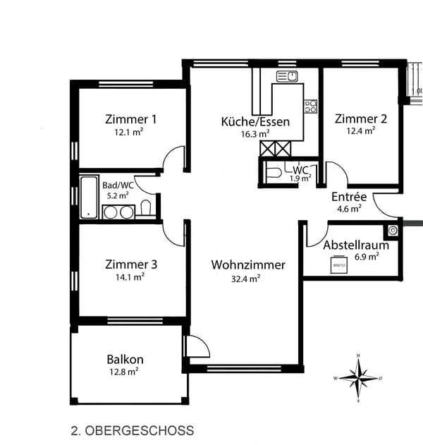 Familienwohnung mit mondernem Ausbaustandard 8