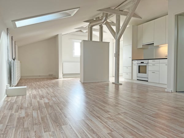 Ausgebaute Dachwohnung / Studio zu vermieten 2