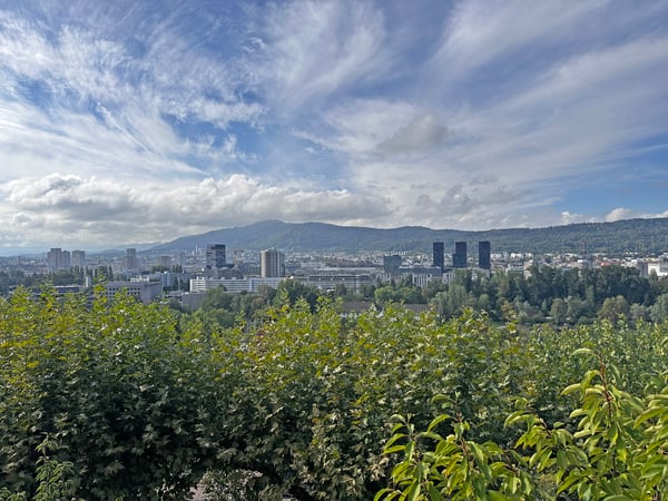 Exklusive Wohnung auf zwei Etagen mit Weitblick über Zürich 13