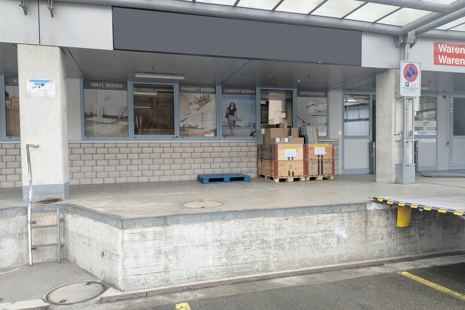 Gewerbefläche unmittelbar an der Laderampe