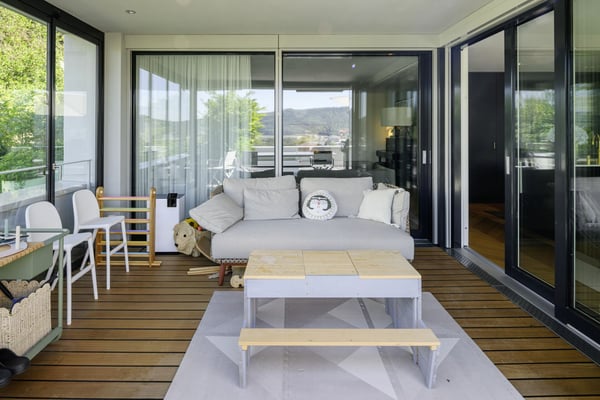 Terrassenwohnung mit Panoramablick bis in die Alpen 5