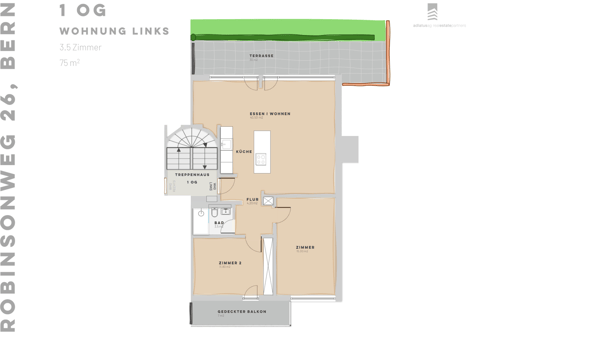 Sanierte Stadtoasen mit Alpenblick – stilvolles Wohnen in Bern 11