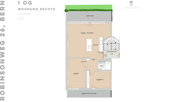 Sanierte Stadtoasen mit Alpenblick – stilvolles Wohnen in Bern 12