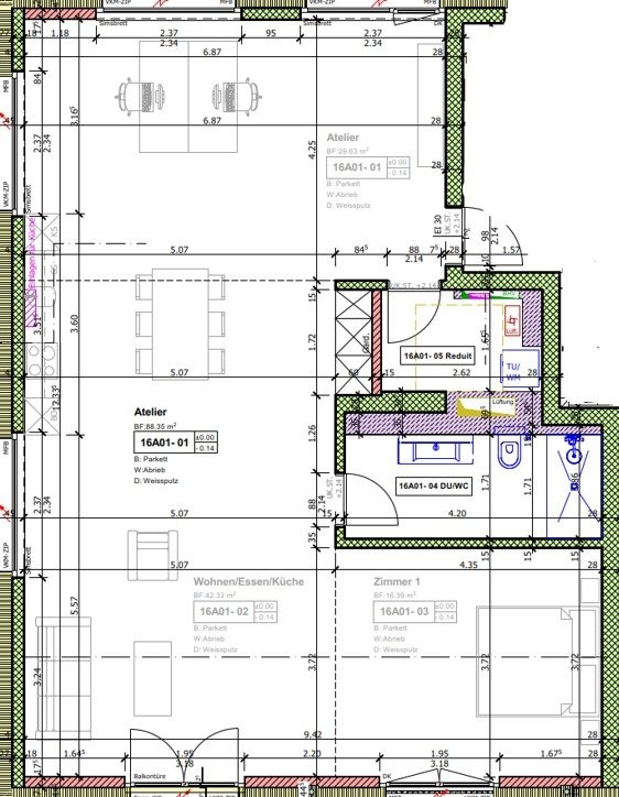 Atelier-Wohnung als Kombination zwischen Büro und Wohnung zu vermieten 9