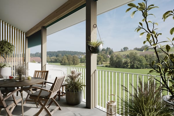 Erstvermietung - hochwertige Dachwohnung mit Loggia und Balkon 3