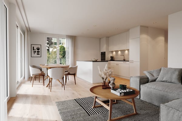 Erstvermietung - hochwertige Dachwohnung mit Loggia und Balkon 2