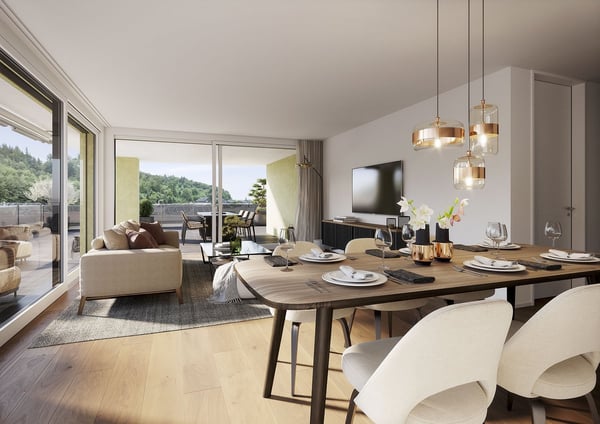 Moderne 1.5-Zimmer Attikawohnung mit grosszügiger Terasse 1