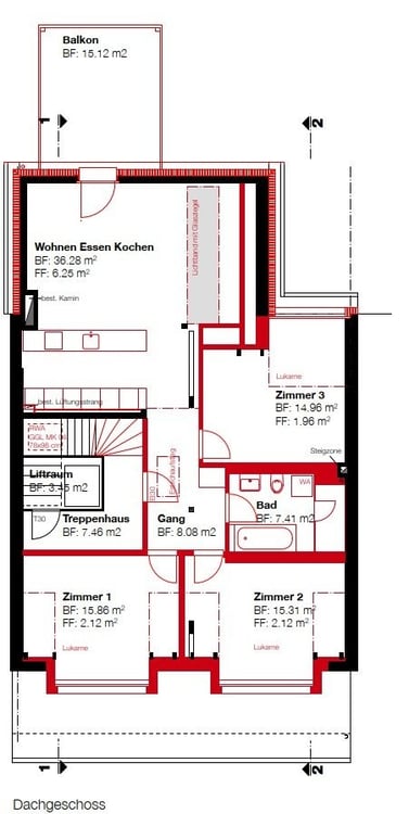 Erstvermietung! 4.5-Zimmer-Dachwohnung mit Galerie im Zentrum Olten 4