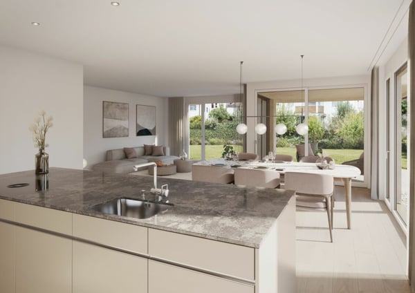 Neubauprojekt «YORA» - Moderne Gartenwohnung mit viel Umschwung 4