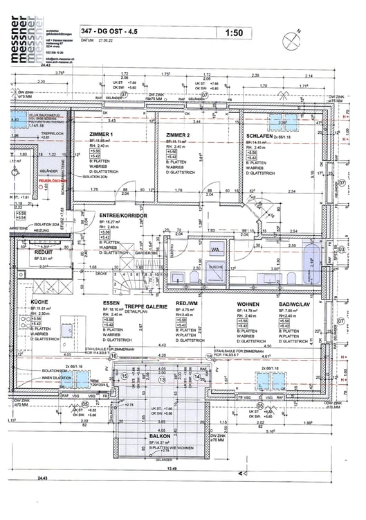 Moderne 4.5-Zimmer-Dachwohnung mit Galerie und gedecktem Balkon 9