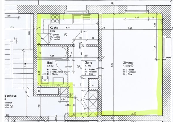 1-Zimmerwohnung in der Länggasse 9