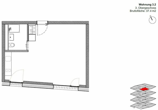 Équipe - gemeinsam zuhause - Studio-Wohnung 9