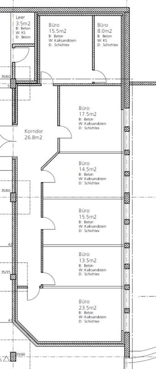Bürofläche im 1. UG mit flexibler Raumaufteilung 6