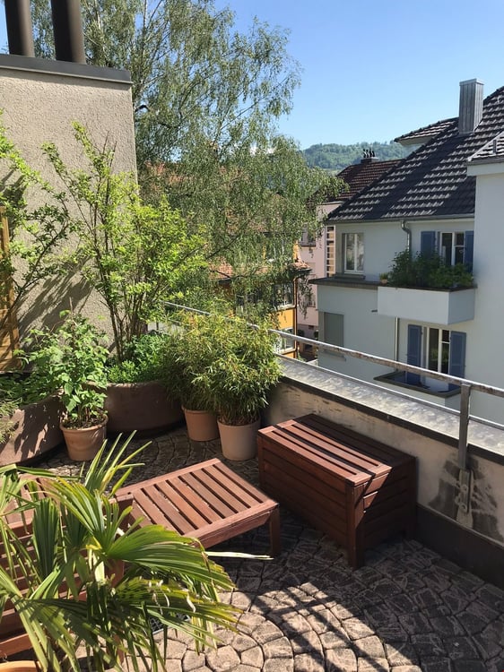 Hochhinaus - Aussicht übers Marziliquartier 11