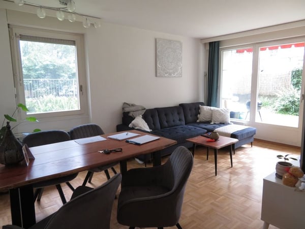 Helle 2-Zimmerwohnung mit Gartensitzplatz im Weissenbühl 4