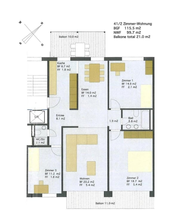 Schöne Familienwohnung in der Länggasse 16