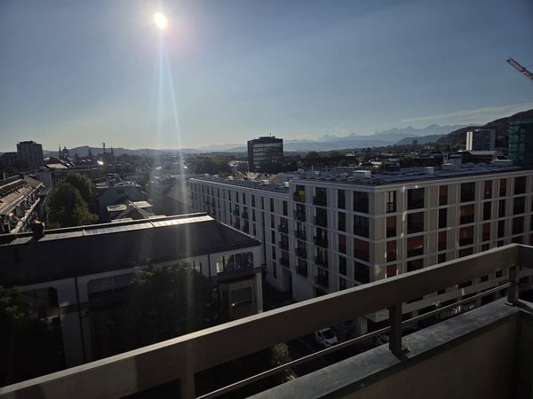 3 1/3-Zimmerwohnung, 7. St 715 mit Blick auf den Gurten, die Altstadt und die Alpen 8