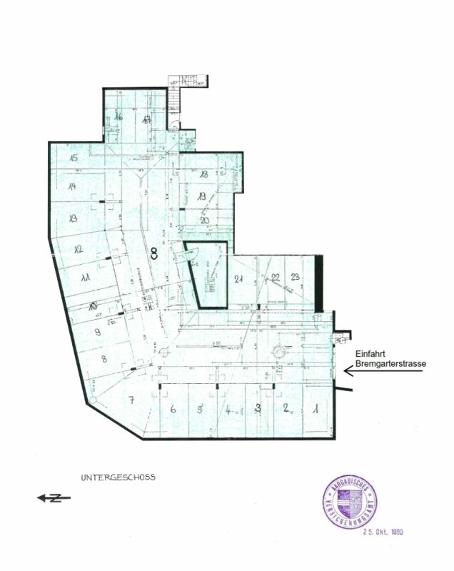 Parcheggi in autorimessa a Waltenschwil; centrali con buon accesso