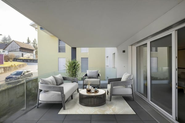 Moderne 3.5 Zimmer Wohnung mit grossem Balkon in Künten 4