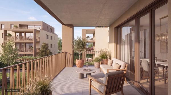 Erstbezug Schafisheim: 2.5-Zimmer-Wohnungen mit Balkon/Sitzplatz 12