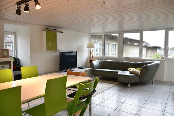 Dachwohnung mit grosser Terrasse und Weitsicht auf Jura 5