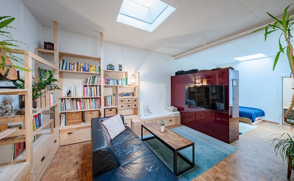 lichtdurchflutetes Loft im Erdgeschoss mit Sicht auf Innenhof 4