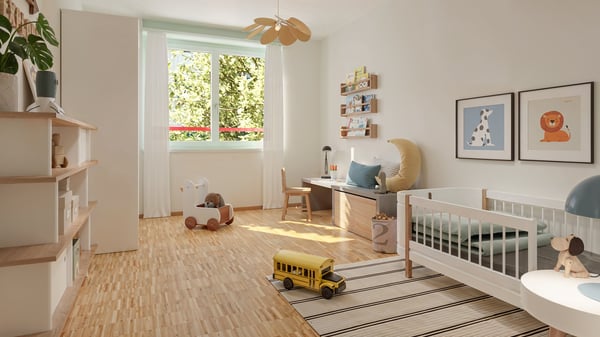 Charmante 1.5-Zimmer-Maisonette mit Sitzplatz im VoltaNord 11