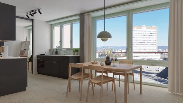 Erstvermietung 3.5-Zimmerwohnung im neuen Quartier Volta Nord 8