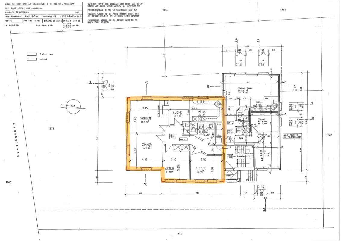 Appartement 4 pièces dans une maison de 5 familles