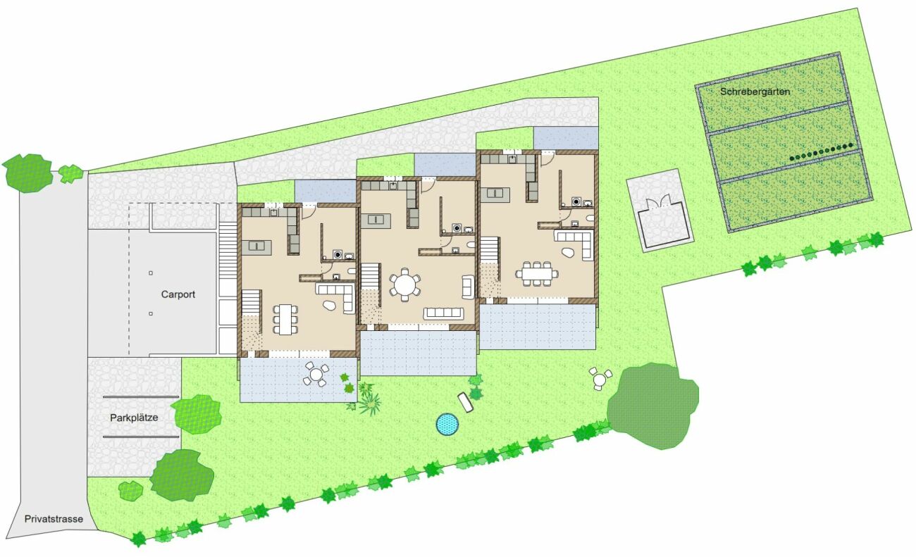 Neubau-Reiheneinfamilienhaus mit vielen Extras in Oberbipp