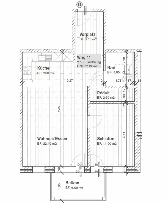 Altersgerechte 2 1/2-Zimmer für Personen ab 60 Jahre
