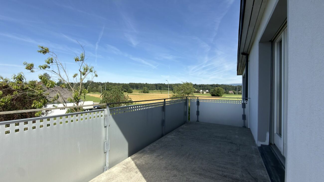 Frisch sanierte 5.5-Zimmer-Wohnung mit 2 Balkonen und traumhafter Aussicht ins Grüne