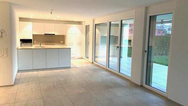 Top 3 1/2-Zimmerwohnung im Erdgeschoss in der Überbauung Blumenau 4