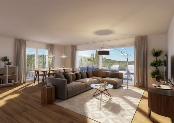 UrbanBlick Roggwil: Moderne 4.5-Zimmer-Attika-Eigentumswohnung im Neubau
