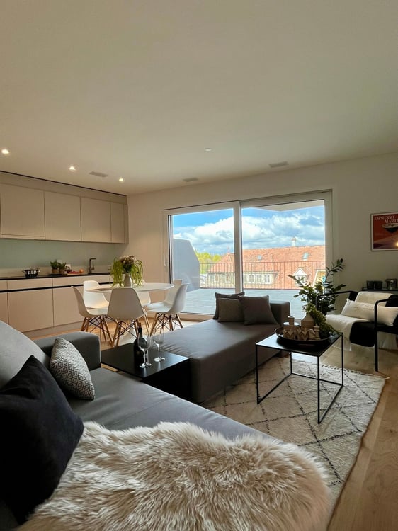 Neubau (2025): 5.5 Zimmer Maisonette - Wohnung mit grosser Terrasse und Aussicht auf Basel 4