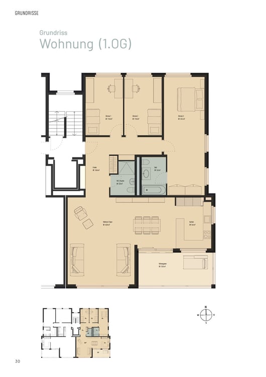 4.5 Zi.-Wohnung mit 173 m² Gesamtnutzfläche und Sky-Frame-Wintergarten 11
