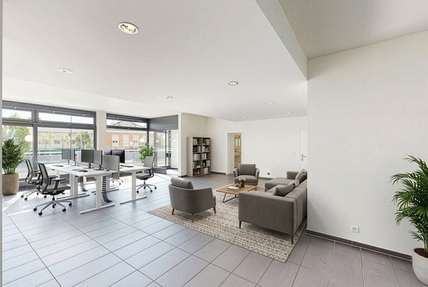 Attraktive Büro-/Ladenfläche im Erdgeschoss mit Terrasse und Lagerraum 1