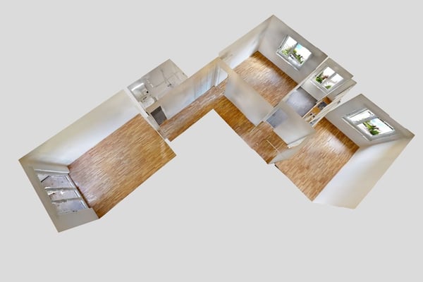 Waschtrockner in der Wohnung, gute Anbindung an den ÖV 10