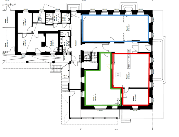 Büro/Praxis/Gewerbe/Lagerräume in historischem Gebäude ab 14 m2 3