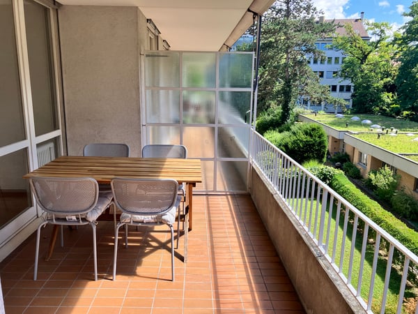 Zentrale, möblierte 1-Zimmerwohnung im Gellertquartier 7