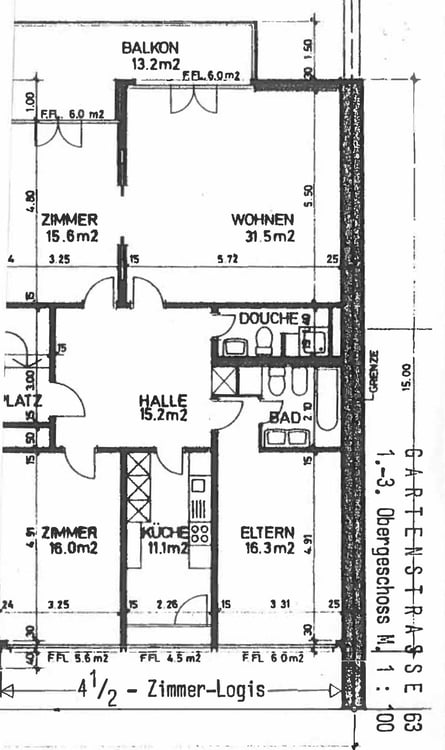 Zentrale, möblierte 1-Zimmerwohnung im Gellertquartier 9