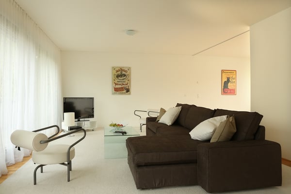 Möblierte Attika Wohnung mit zwei Dachterrassen auf dem Bruderholz 1