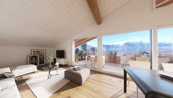 4.5 Zimmer-Dachwohnung in Gunten (Sigriswil) 6