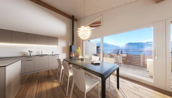 Neubau 4.5 Zimmer-Dachwohnung in Gunten
